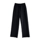 thumbnail image 2 of Pantalones de pierna ancha Gibobby para mujer cintura alta elástica en la espalda negro M, 2 of 5