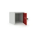 thumbnail image 2 of 12" Cube lockers -carcass Gray - Door (RED), 2 of 5