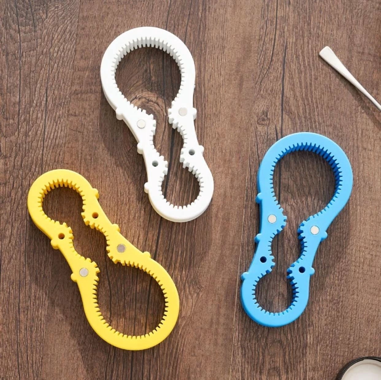 Portable Can Opener Multi Purpose Jar Lids Bottle Cap Grip Rubber Opener Tool