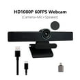 thumbnail image 7 of HD1080P 60FPS PC Webcam All In One With Microphones And Speaker 108° Wide Angle Webcam For Conferencing, Live Streaming, Recording ,HD Video, 7 of 7