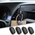 thumbnail image 2 of 4 Piezas De Gancho De Coche Organizador De Almacenamiento Para Cable USB Auriculares De Llaves Auto Adhesivo Pared Percha Sujetador Clip Cosas huangjie unisex, 2 of 2