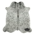 thumbnail image 4 of Black Speckled Cowhide Rug, 5x7 ft, Genuine Leather, Natural Cowhide for Modern & Rustic Decor, 4 of 6