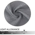 thumbnail image 5 of 24 Inch Grey Kitchen Curtains, Waffle Woven Textured Short Tier Curtains for Bathroom Windows Cafe Kitchen Curtains, Grey, 5 of 7