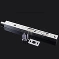 thumbnail image 3 of DOLITY Spring Loaded Stainless Steel Door Flush Latch Bolt Slide Lock for Home Security 10inch, 3 of 9