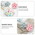 thumbnail image 4 of Moldes de pastel de silicona 2 unids Moldes para hornear para pasteles Hecho a mano Made Molds (rosa, azul), 4 of 6