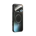 thumbnail image 2 of Magnetic For iPhone 17 Phone Case,Built-in Lens Protector,Compatible with Mag-Safe,Ultra Slim Glossy Durable Shockproof Protection,Rugged Anti-fall Thin Fit Phone Case Cover,Black, 2 of 11