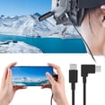 thumbnail image 4 of Cable de datos de gafas FPV, cable de datos tipo C a tipo C para DJI Cable de datos de gafas FPV de 90 grados con durabilidad para gafas de vuelo DJI FPV ANGGREK GB2720, 4 of 8