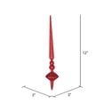thumbnail image 3 of Vickerman M183303G 12 Po. Embout de Cupola Pailleté Rouge 3 par Sac, 3 of 3