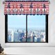 thumbnail image 5 of Living Room Curtains, American Flag Pattern With Stars And Translucent Stripes, For Windows, EyeletsTeissuly Clearance (red, ) Teissuly WER202308291048, 5 of 7