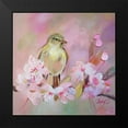 thumbnail image 2 of Zareckaya, Tatiana 20x20 Black Modern Framed Museum Art Print Titled - Greenfinch on the Sink, 2 of 5