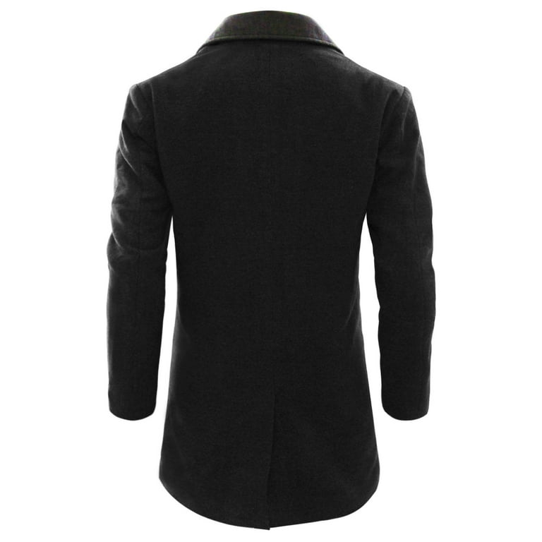 TAM WARE Men s Trendy Double Breasted Trench Coat Walmart