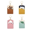 thumbnail image 3 of Injueey Llavero colgante etiqueta de cuero llavero decorativo mochila monedero bolso colgante llavero tarjetero decoración regalo Artesanía, 3 of 4
