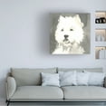 thumbnail image 3 of A Very Modern Dog 'Sepia Modern Dog X' Canvas Art, 3 of 3