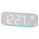 thumbnail image 1 of Reloj despertador digital minimalista de mesa, ligero y de sobremesa para decoración del hogar. Gris, 1 of 9