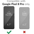 thumbnail image 2 of SaniMore for Google Pixel 8 Pro 6.7-inch Case, Military Grade Drop Protection Slim Hard PC + Shock Absorption TPU Bumper Dual-Layer Shockproof Anti-Scratch Cover for Google Pixel 8 Pro 2023, Red+Black, 2 of 7