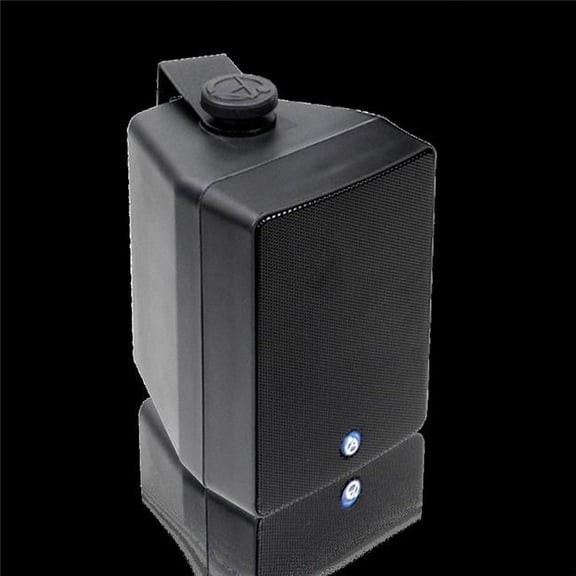 Atlasied SM42T-B 4 in. 2-Way All Weather Speaker with 16-Watt 70V-100V Transformer, Black