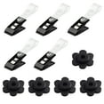 thumbnail image 1 of 10 tapones de goma para bandera de jardín y topes de bandera ajustables antiviento, topes de goma para bandera de jardín y clip para bandera de jardín para soporte Sincero Hogar, 1 of 7