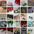 thumbnail image 2 of HOOUN Lots Fashion Women 925 Silver Stud Crystal Drop Hoop Earrings Wedding Party Gift-#14 dragonfly, 2 of 2