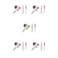thumbnail image 3 of Transemion CK8 Earphone Double Unit Drive 3.5mm In Ear Headset Dual-Dynamic HiFi Wired Gaming Music Microphone Earbuds 4 Colors White 1.2m 5Set, 3 of 6