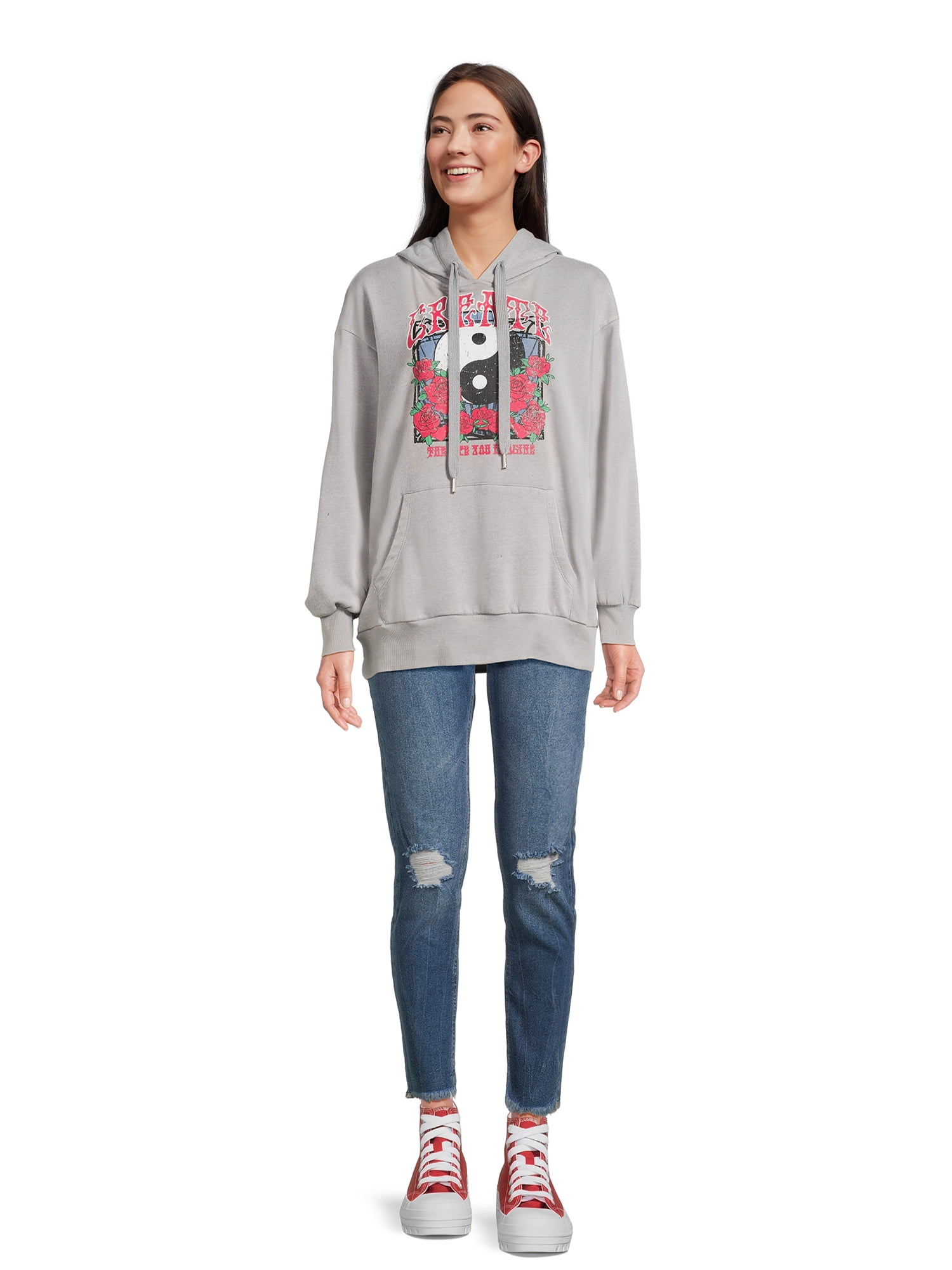 Self Esteem Juniors Graphic Mineral Wash Hoodie, Sizes S-XL