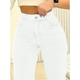 thumbnail image 5 of Jeans for Womens Loose Straight Leg Street Fashion Boyfriend Style Casual Long Length Pants Vintage Washed, 5 of 6
