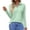 Mint Green #077, variant on Long Sleeve Polo Shirts for Women Button Down Collared T Shirt Golf Shirt Business Casual Tee Uniform Tops Light Gray L
