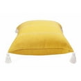 thumbnail image 6 of LR Home Estate Linen Poly Filled Pillow in Yellow/Ivory, 20" x 20", 6 of 9