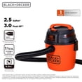 thumbnail image 3 of Aspirador de taller BLACK+DECKER BDXV18134PA 9.5L 3HP 80 CFM, 3 of 7