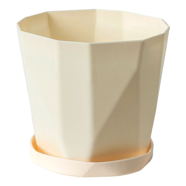 Maceta con orificios de drenaje, maceta decorativa con plato a juego, maceta moderna para uso interior y exterior, Pothos Aloe