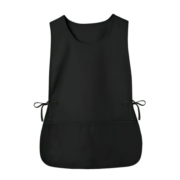 TELOLY Cobbler Apron Work Smock Apron 2 Front Pockets Dirt Resistant Sleeveless Cleaning Chef Men Women