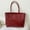 Wine WE, variant on WIZUTIZ Ladies Satchel Chain Woven Casual Straw Weaving High Capacity Handbag Bucket-bag for Women Womens Handbags Shoulder Bags Large Solid Bags Water Resistant Lightweight Bag 1 PC Black