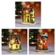 thumbnail image 1 of Regalo de la decoración del festival determinado de la granja de la aldea de la casa de la nieve de la Navidad 3pcs Baoblaze Casa de miniaturas de resina, 1 of 8