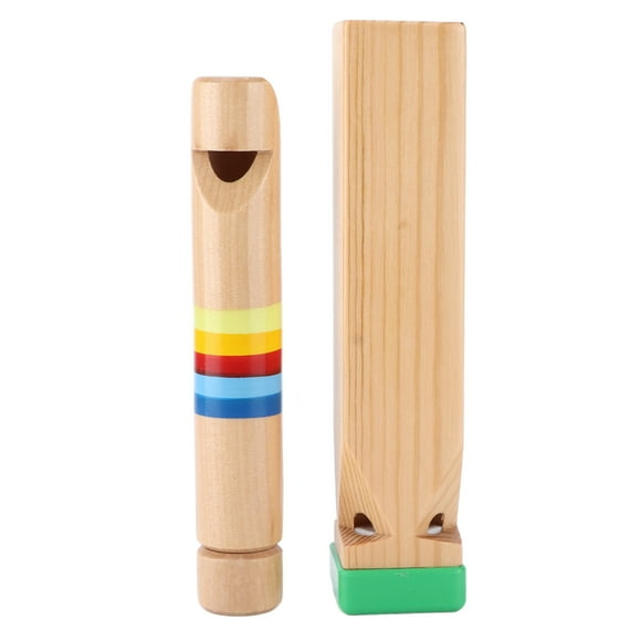 Train Whistle Kids,2Pcs Train Whistle Wooden Train Whistle Wooden Train Whistle Convenient Use