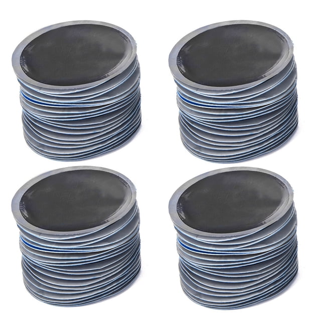 Patch de Réparation de Pneu Rond, 80 Pcs/boîte 58mm Patch Froid en Caoutchouc pour Réparation de Pneu de Voiture Optimisé pour l'Excellence