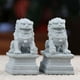 thumbnail image 5 of 1 par de estatuas de leones de estilo asiático Colco decoración de jardín piedra en miniatura 4,5 cm x 3 cm x 2,2 cm, 5 of 8