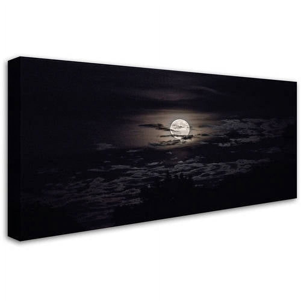 Trademark Fine Art "Full Moon in Aquarius" Canvas Art by Kurt Shaffer