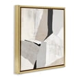 thumbnail image 3 of Stupell Industries Neutral Hued Abstract Shapes Abstract Painting Gray Floater Framed Canvas Art Print Wall Art, 25 x 25, 3 of 9