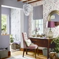 thumbnail image 2 of Laura Ashley Wild Meadow Pale Iris Wallpaper, 2 of 3
