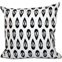 Simply Daisy 16" x 16" Ikat Tears Geometric Outdoor Pillow