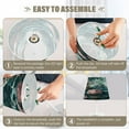 thumbnail image 4 of Table Lamps 3 Color 10 Way Dimmable LED Nightstand Lamp for Bedroom, Living Room, Home Office Elegant Nautical Scene Medium, 4 of 7