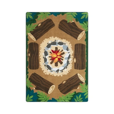 Campfire Fun 10'9" x 13'2" Area Rug In Color Multi