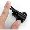 thumbnail image 5 of 7 Packs Black Spring-Loaded Self-Closing Latches - Aluminum Alloy Automatic Door Locks with Screws for Secure Gate, Window, and Cabinet Installations, 5 of 5
