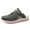 Gray, variant on Men's Hand-Woven Closed-Toe Mule Sandals, Adjustable Quick-Lace Slip-On Shoes, Breathable Non-Slip Footwear for Summer, Outdoor, and Casual Use