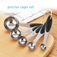 thumbnail image 3 of Ejoyous - Juego De 10 Tazas Y Cucharas Medidoras De Acero Inoxidable Con Mango De Silicona Para Cocina M ANGGREK  Otros, 3 of 8