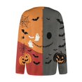 thumbnail image 7 of Halloween Sweaters for Women Novelty Pumpkin Bat Womens Sweaters Cardigan Knit Button Up Cropped Long Sleeve Fall Winter Fashion Comfy Cardigan Sweaters Red S, 7 of 7