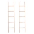thumbnail image 2 of Escalera Recta De Madera Miniatura Para  2x1/12, 2 Piezas CUTICAT Mini escalera recta para casa de muñecas, 2 of 8