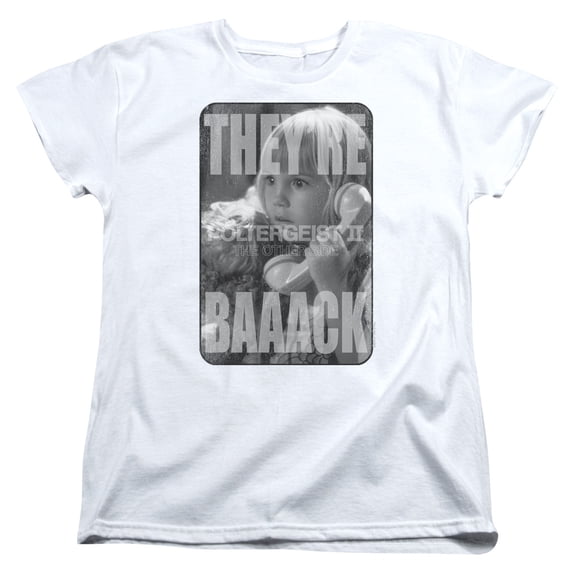 Poltergeist Ii Logo Women's T-Shirt White
