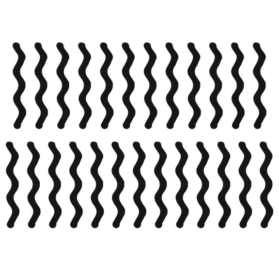 OUNONA Anti-Skid Tape p Peva Black for Bathrooms Pools and Stairs 24Pcs