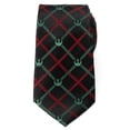 thumbnail image 2 of Star Wars Rebel Logo Red/Green Plaid Men's Tie, 2 of 5