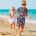 thumbnail image 5 of Boys Kirby Short Sleeve Mesh T-Shirt And Shorts Outfit Set Summer Clothes Set for Kids, 5 of 7